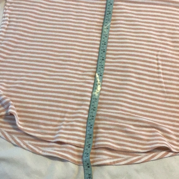 Top, Ivory with tan stripes , long sleeve,Size XL - Picture 5 of 6